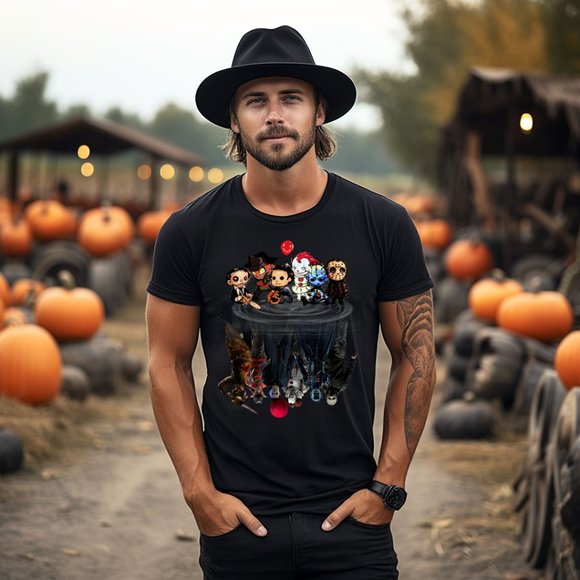 Horror Kids When We Grow Up . Black T-Shirt . Gothic Halloween Graphic Tee - Picture 2 of 4